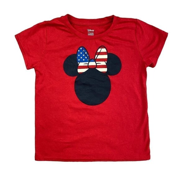 Disney Other - 🍁 3/$25 🍁 Disney | Minnie Mouse Shirt | Red | Kids Size: Medium